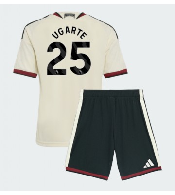 Manchester United Manuel Ugarte #25 Tredjetrøje Børn 2026-27 Kortærmet (+ Korte bukser)